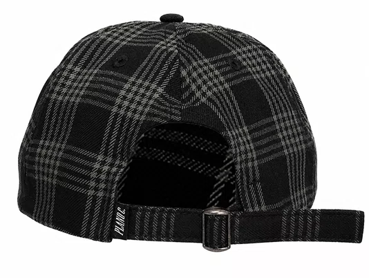 Boné Aba Curva Plano C Bordado - Xadrez Preto/CInza
