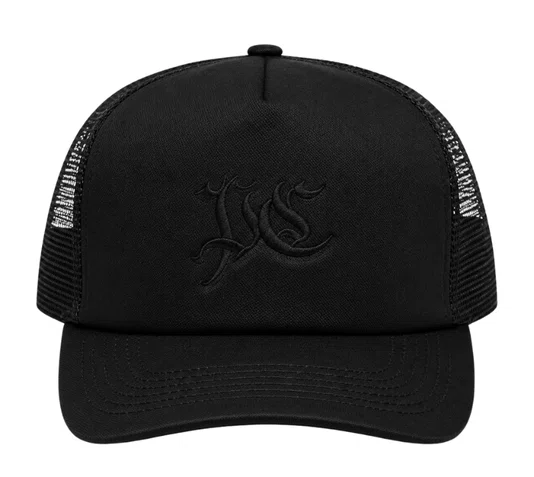 Boné Aba Curva Plano C Trucker - Preto