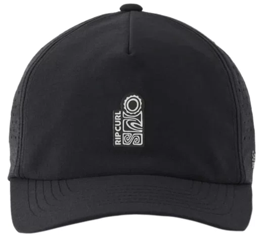 Boné Aba Curva Rip Curl S-Series Cordura Trucker - Preto