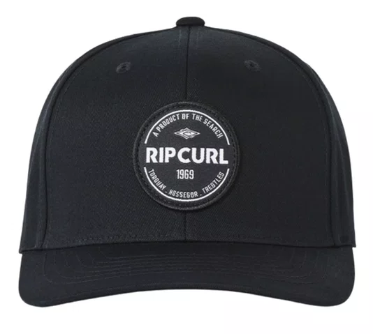 Boné Aba Curva Rip Curl Stapler 2.0 SB - Preto
