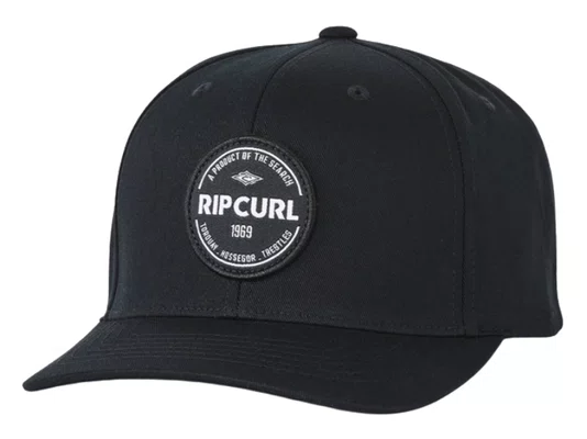 Boné Aba Curva Rip Curl Stapler 2.0 SB - Preto