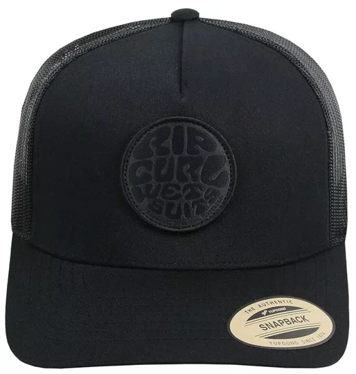 Boné Aba Curva Rip Curl Wetsuit Icon - Preto