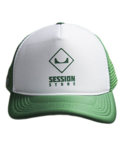 Boné Aba Curva Session Classico Trucker - Verde