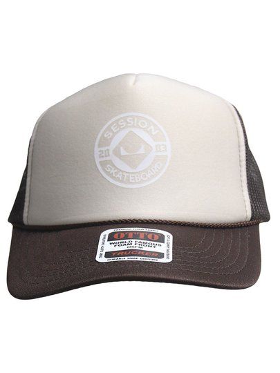 Boné Aba Curva Session Otto Skateboard - Bege/Marrom
