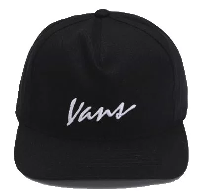 Boné Aba Curva Vans Classic Script - Preto