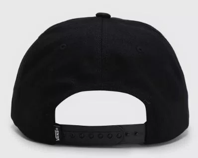 Boné Aba Curva Vans Classic Script - Preto