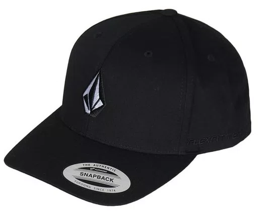 Boné Aba Curva Volcom Full Stone Imp - Preto