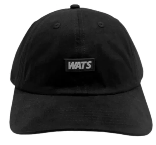 Boné Aba Curva Wats Logo Box - Preto
