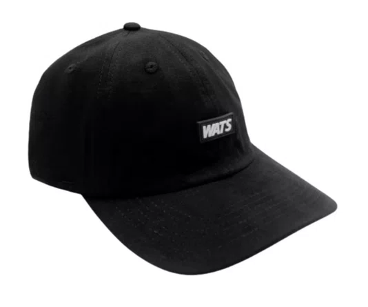 Boné Aba Curva Wats Logo Box - Preto