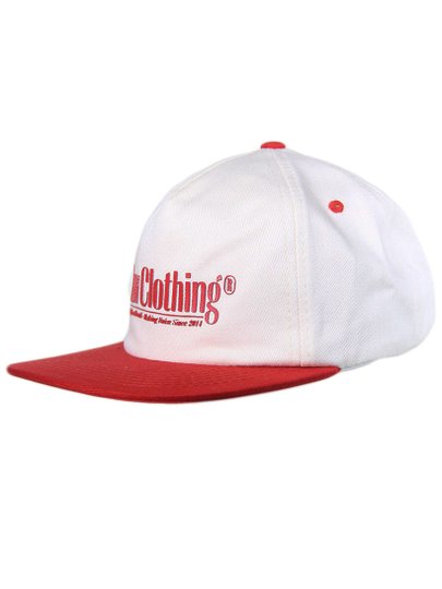 Boné Aba Reta Baw Bicolor - Vermelho/Branco