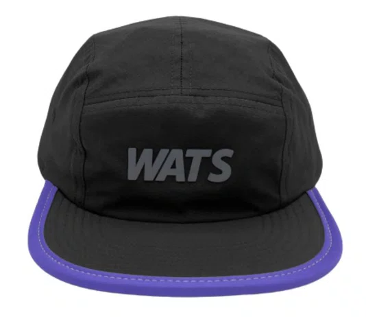 Boné Aba Reta Five Panel Holografico - Preto