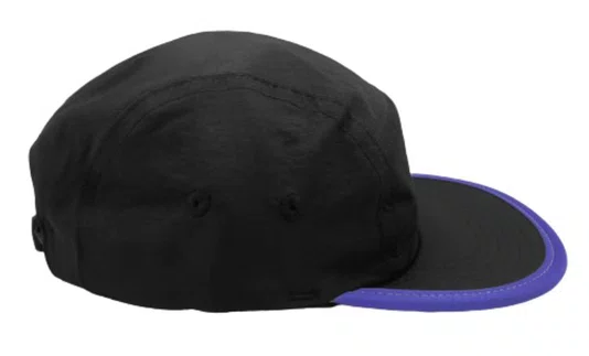 Boné Aba Reta Five Panel Holografico - Preto
