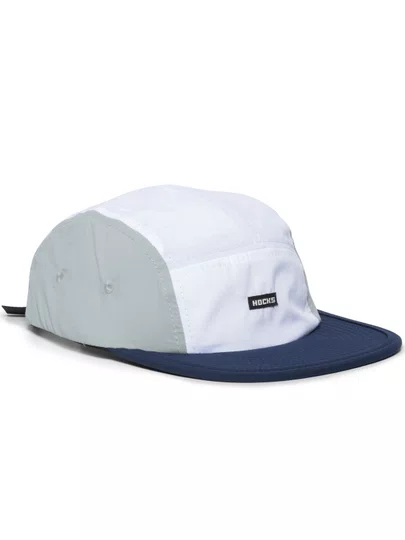 Boné Aba Reta Hocks Tricolor - Branco/Azul