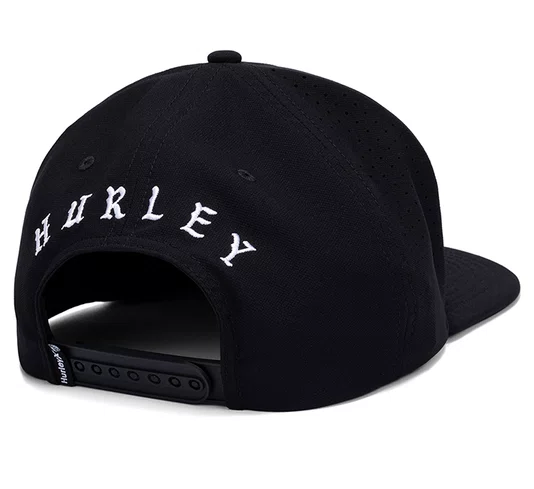 Boné Aba Reta Hurley Flat Aloha Imp - Preto