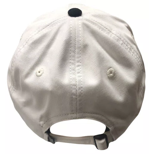 Boné Aba Reta Plano C Colete 6 Panel - Branco/Preto