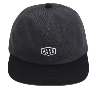 Boné Aba Reta Vans Hex Logo Jockey - Preto