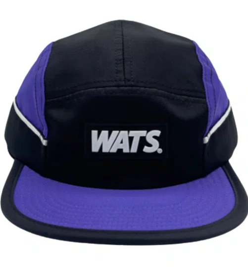 Boné Aba Reta Wats Five Panel Colors - Preto/Roxo