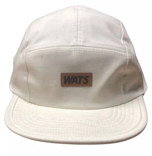 Boné Aba Reta Wats Five Panel Linho - Off White