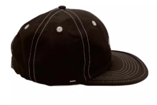 Boné Aba Reta Wats Five Panel Pesponto - Marrom