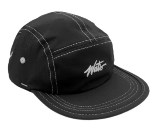 Boné Aba Reta Wats Five Panel Pesponto - Preto