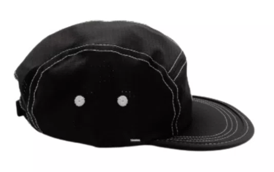 Boné Aba Reta Wats Five Panel Pesponto - Preto