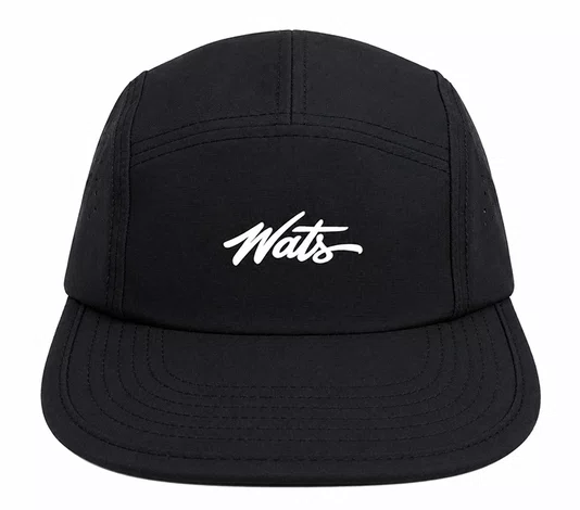 Boné Aba Reta Wats Five Panel Tag Reflex - Preto