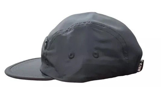 Boné Aba Reta Wats Five Panel Ziper Tag - Preto