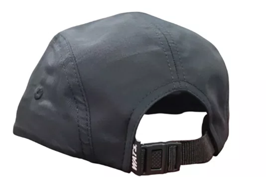 Boné Aba Reta Wats Five Panel Ziper Tag - Preto
