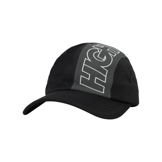 Boné High 4 Panel Outline Logo - Preto/Cinza