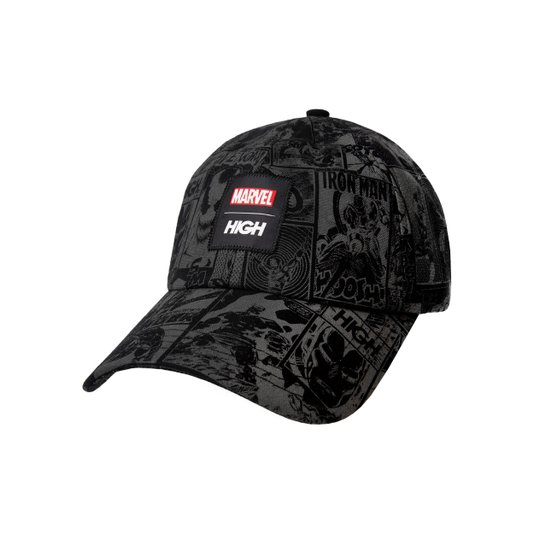 Boné High 5 Panel X Marvel HQ - Preto