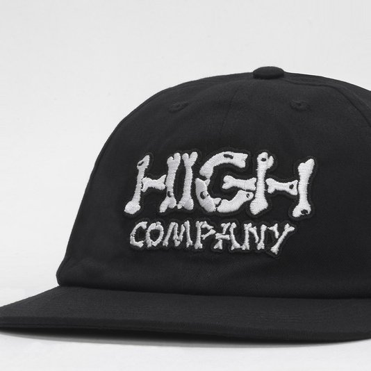 Boné High 6 Panel Bones - Preto