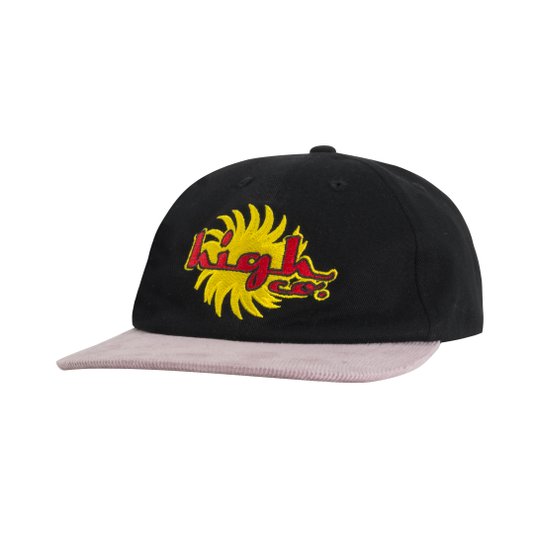 Boné High 6 Panel Sunshine - Preto