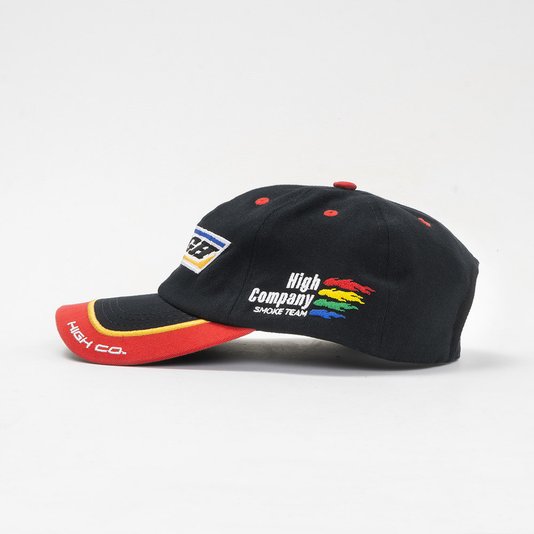 Boné High Smoke Team - Preto/Vermelho