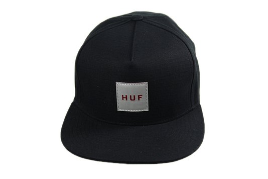 Boné HUF Ripstop Aba-Reta - Preto 