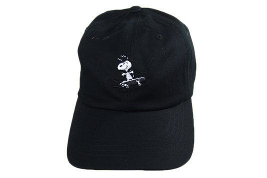 Boné Huf Snoopy SK8 - Preto