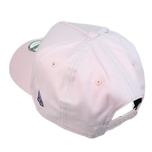 Boné Masculino New Era NYC Snap Back Aba Curva - Rosa