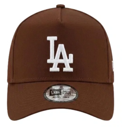 Boné Aba Curva New Era League Eframe Los Angeles Dodgers - Marrom