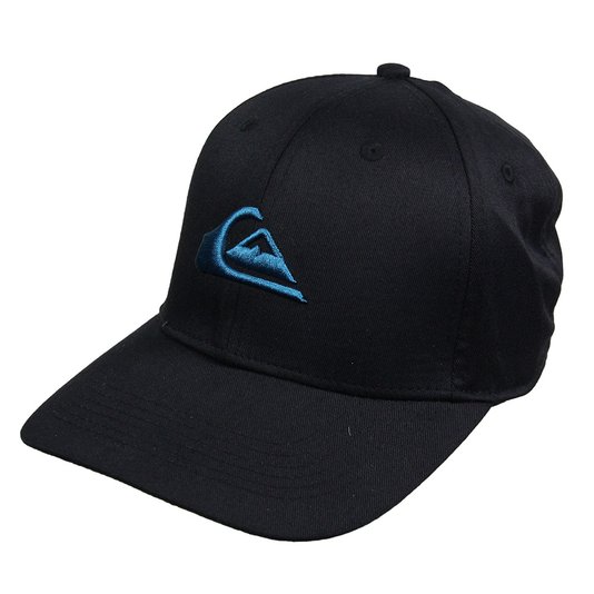 Boné Quiksilver Decades Aba-Curva - Preto