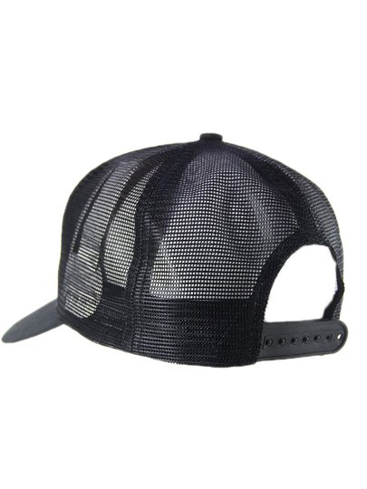 Boné RVCA Volume Trucker Aba-Curva - Preto