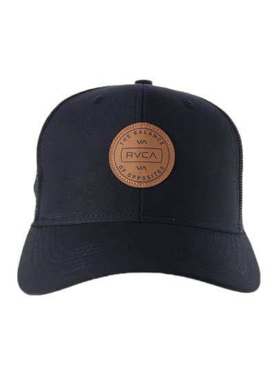 Boné RVCA Volume Trucker Aba-Curva - Preto