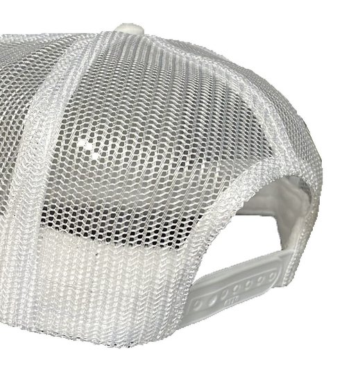 Boné Aba Curva Session Classico Trucker Skateboard 2025 - Branco