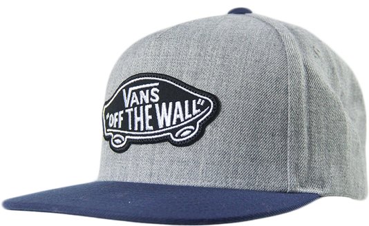 Boné Vans Classic Patch Aba-Reta - Cinza/Mescla