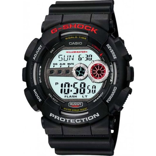 Relógio G-Shock GD-100GB Digital - Black/Red
