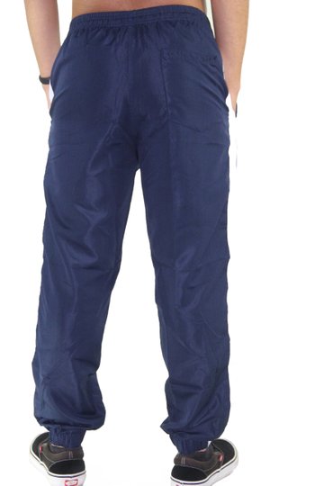 Calça Aston Sintetica Elástico Stripe - Marinho