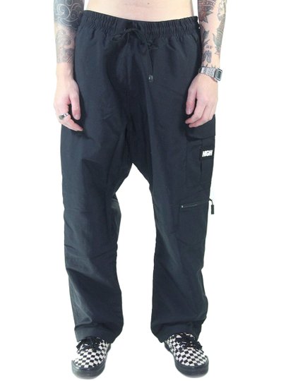 Calça Masculina HIgh Cargo Track - Preto