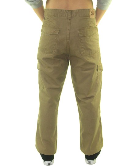 Calça Cargo Masculina Qix - Marrom Claro