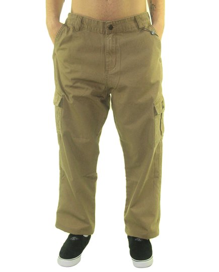 Calça Cargo Masculina Qix - Marrom Claro
