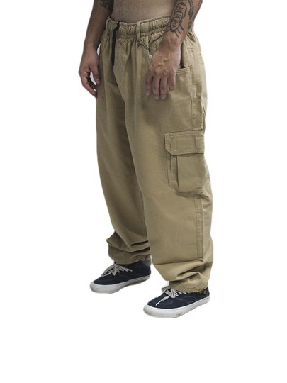 Calça Cargo Masculina Session Baloon - Bege