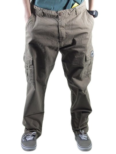 Calça Cargo Masculina Session Classica - Khaki