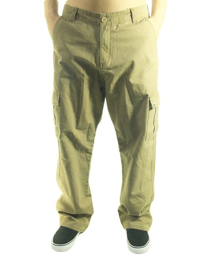 Calça Cargo Masculina Session Skate - Bege